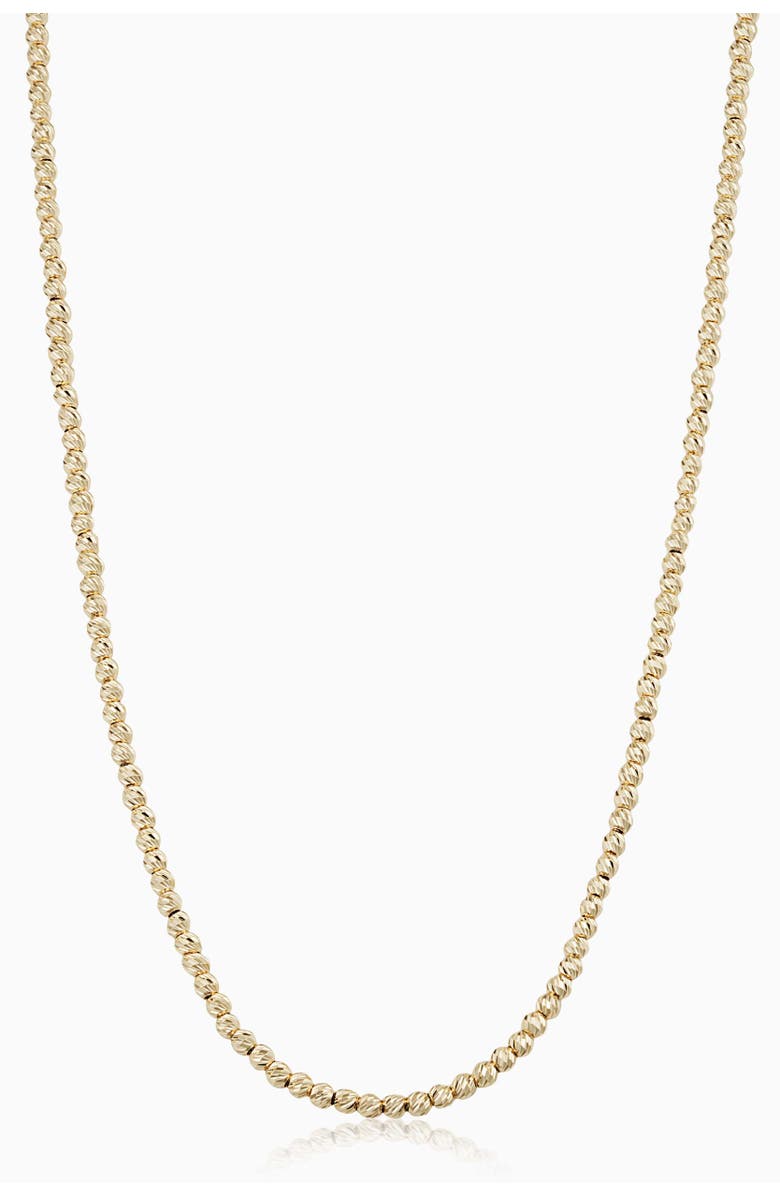 Oradina 14K Yellow Gold Celebration Ball Necklace, Main, color, 