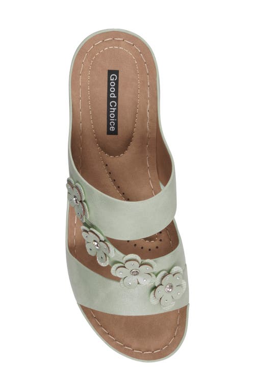 Gc Shoes Halia Wedge Sandal In Sage