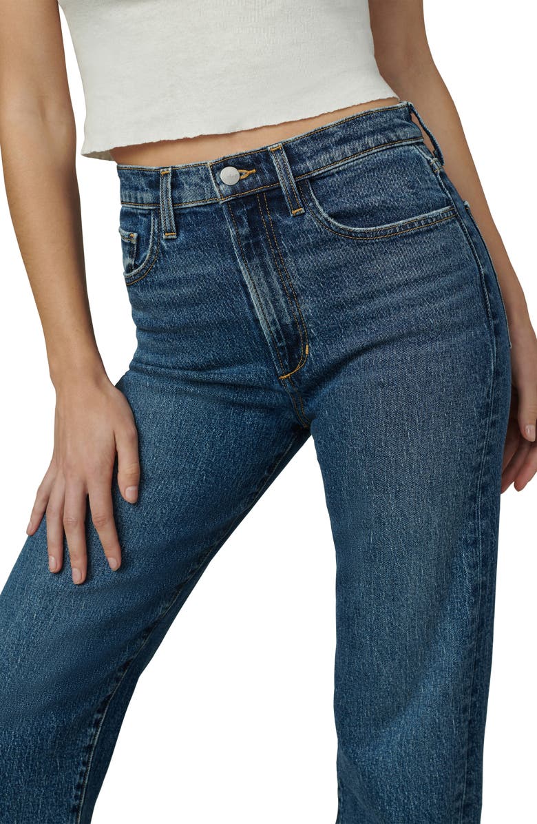 Joe's The Margot High Waist Ankle Relaxed Straight Leg Jeans, Alternate, color, Bad Liar