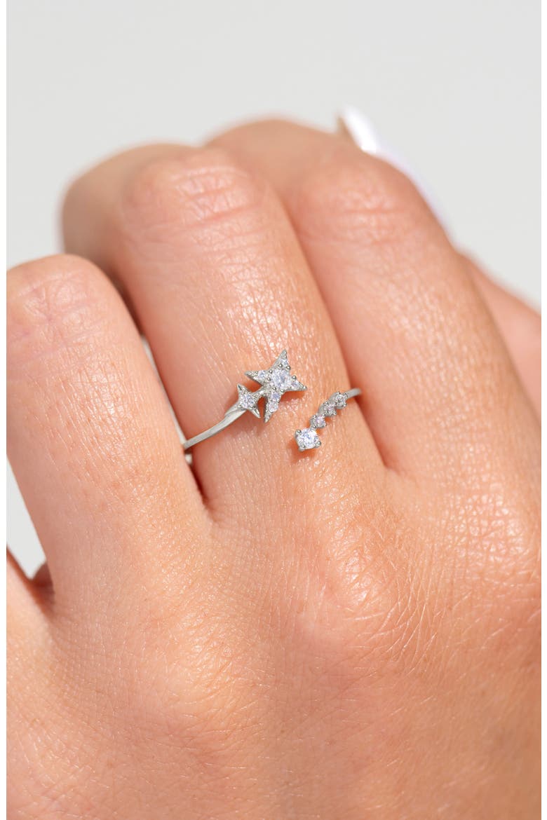 Interstellar Adjustable Ring, Alternate, color, SILVER