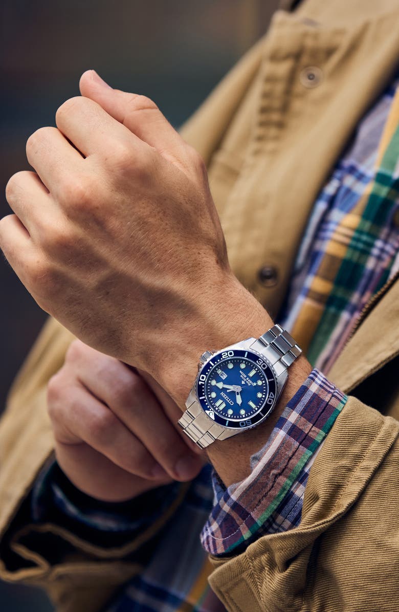 Citizen Promaster Sea Eco-Drive Diving Bracelet Watch, 41mm, Alternate, color, 