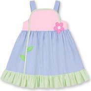 Florence Eiseman Seersucker Dress With Flower