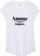 Zadig & Voltaire Amour Toujours Cotton Graphic Tee