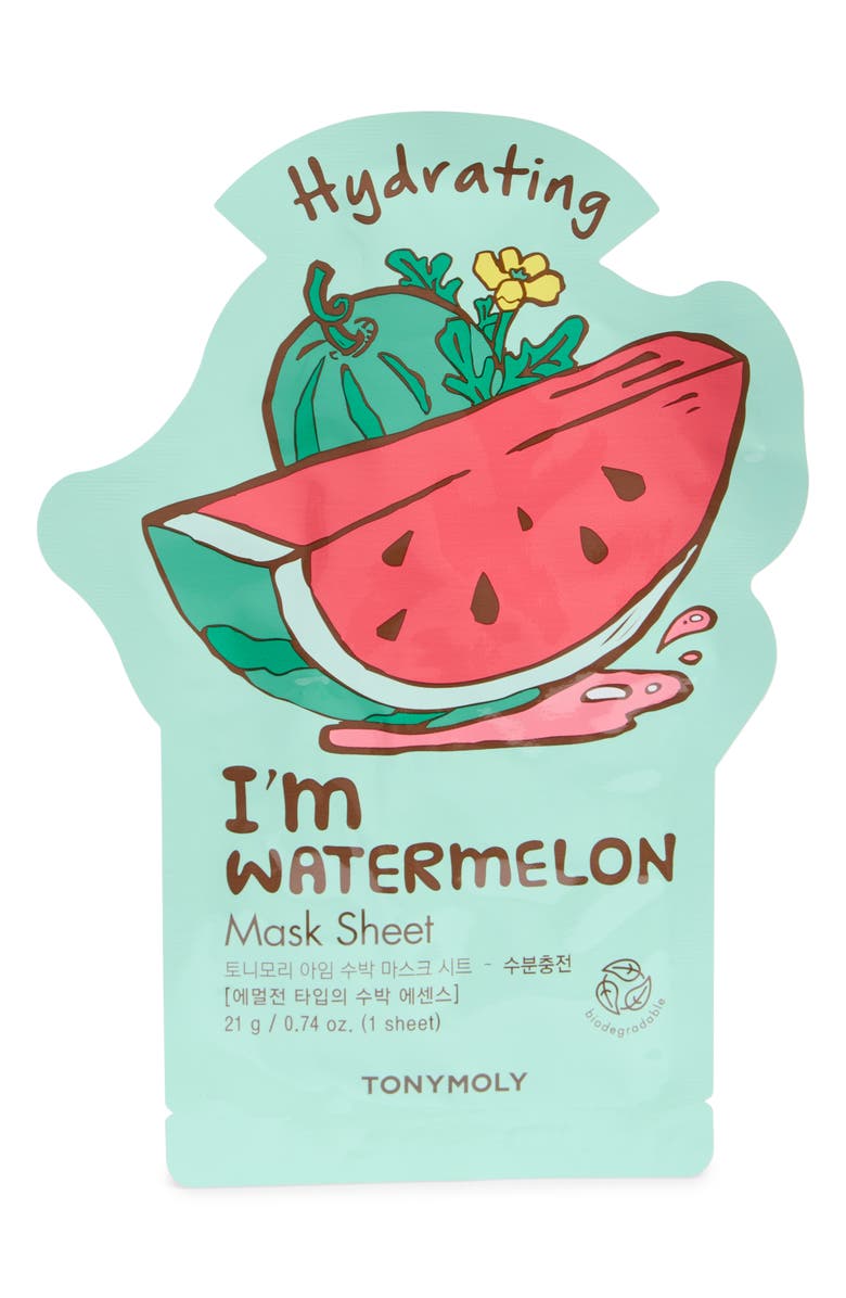 TONYMOLY I'm Watermelon Sheet Mask, Main, color,