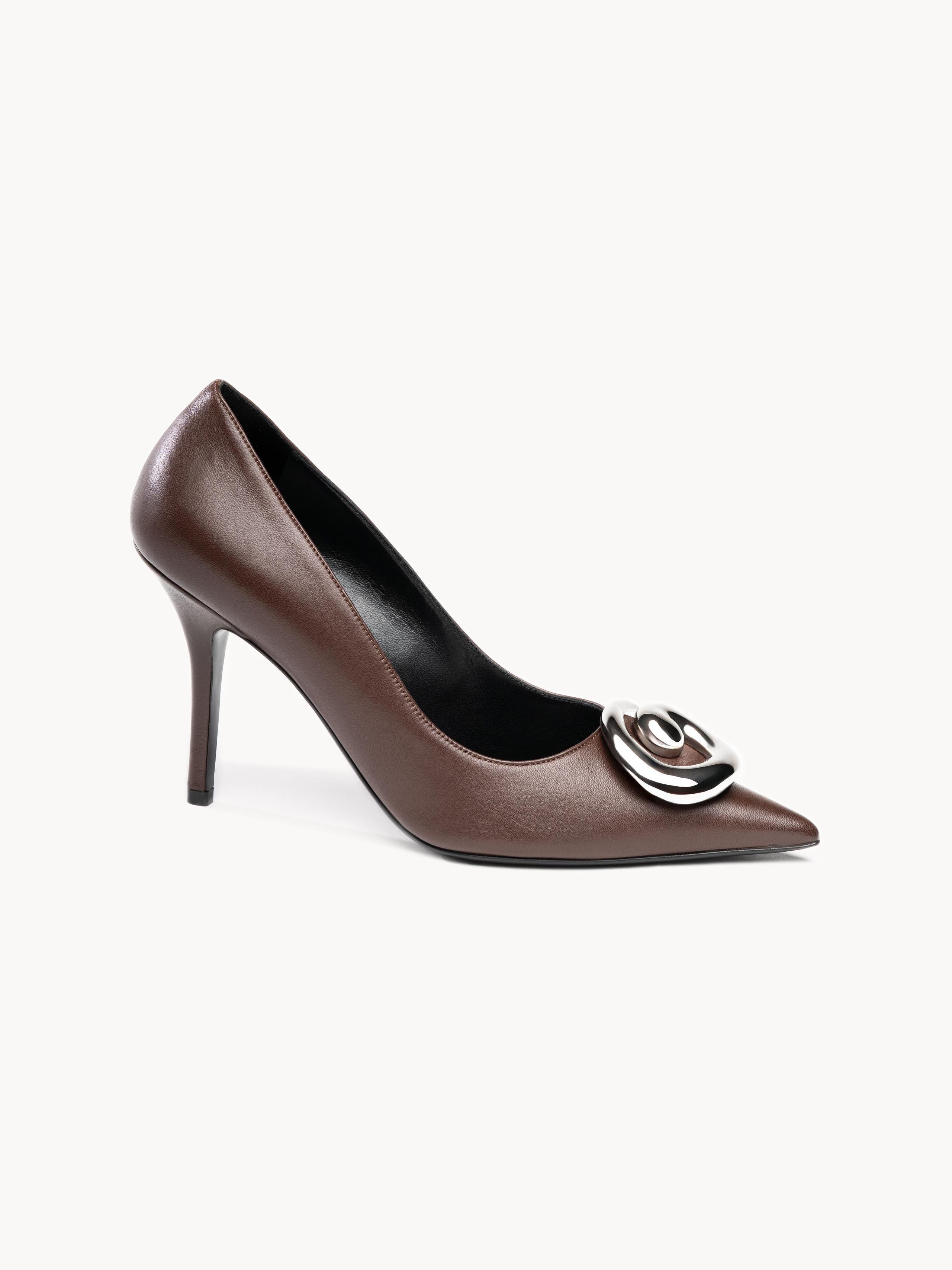 Britt Netta Cosmo Pump, Main, color, Chocolate