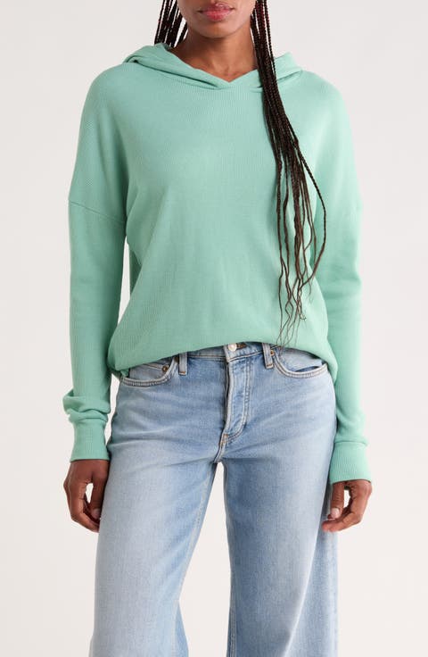 Dolman Sleeve High-Low Hoodie