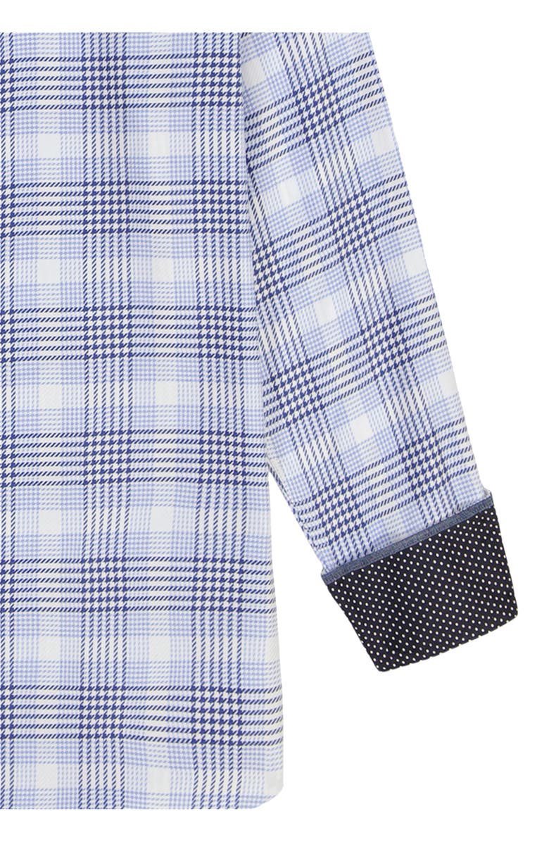 Robert Graham Delford Plaid Cotton Button-Up Shirt, Alternate, color, Navy
