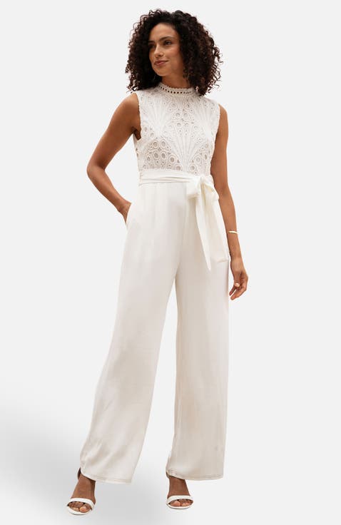Lace Sleeveless Jumpsuit