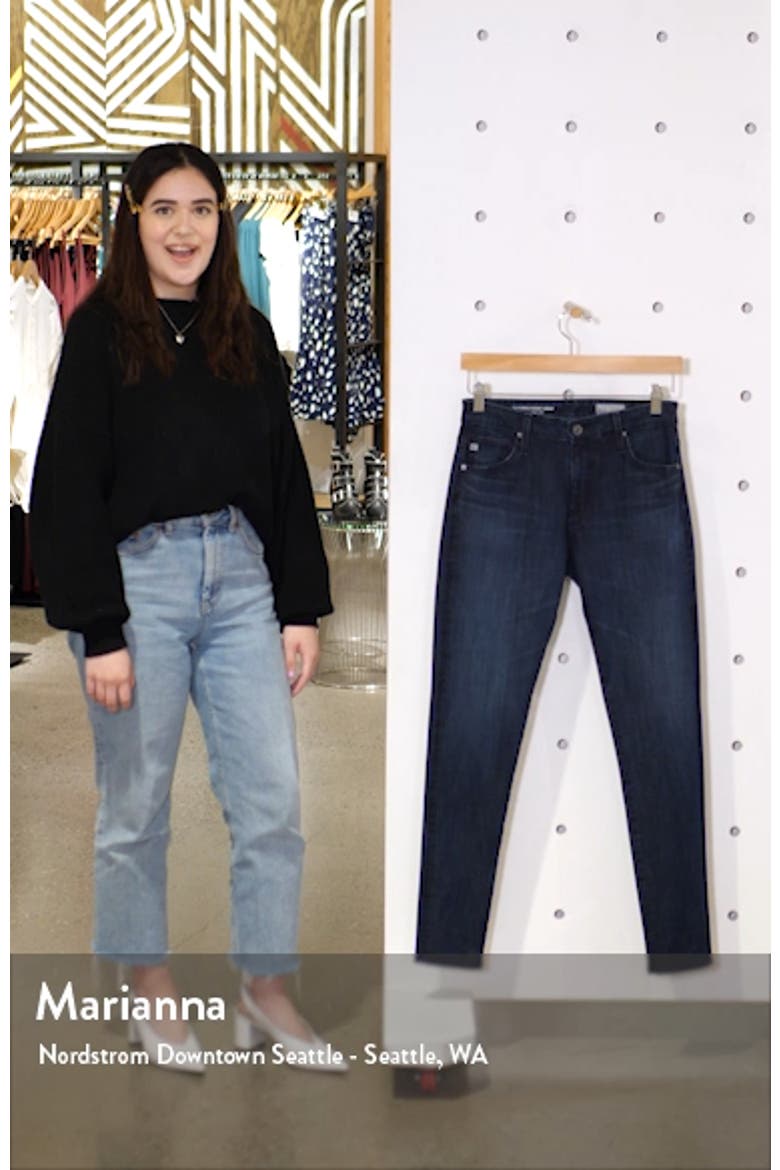 The Farrah High Waist Ankle Skinny Jeans video