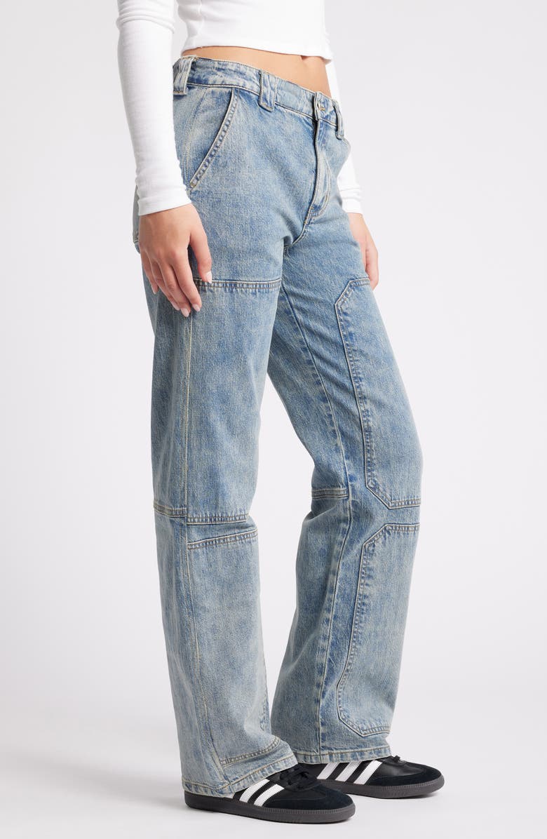 PTCL Slouchy Workwear Straight Leg Jeans, Alternate, color, 