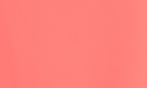 Karen Kane Crossover Hem Asymmetric Top In Salmon