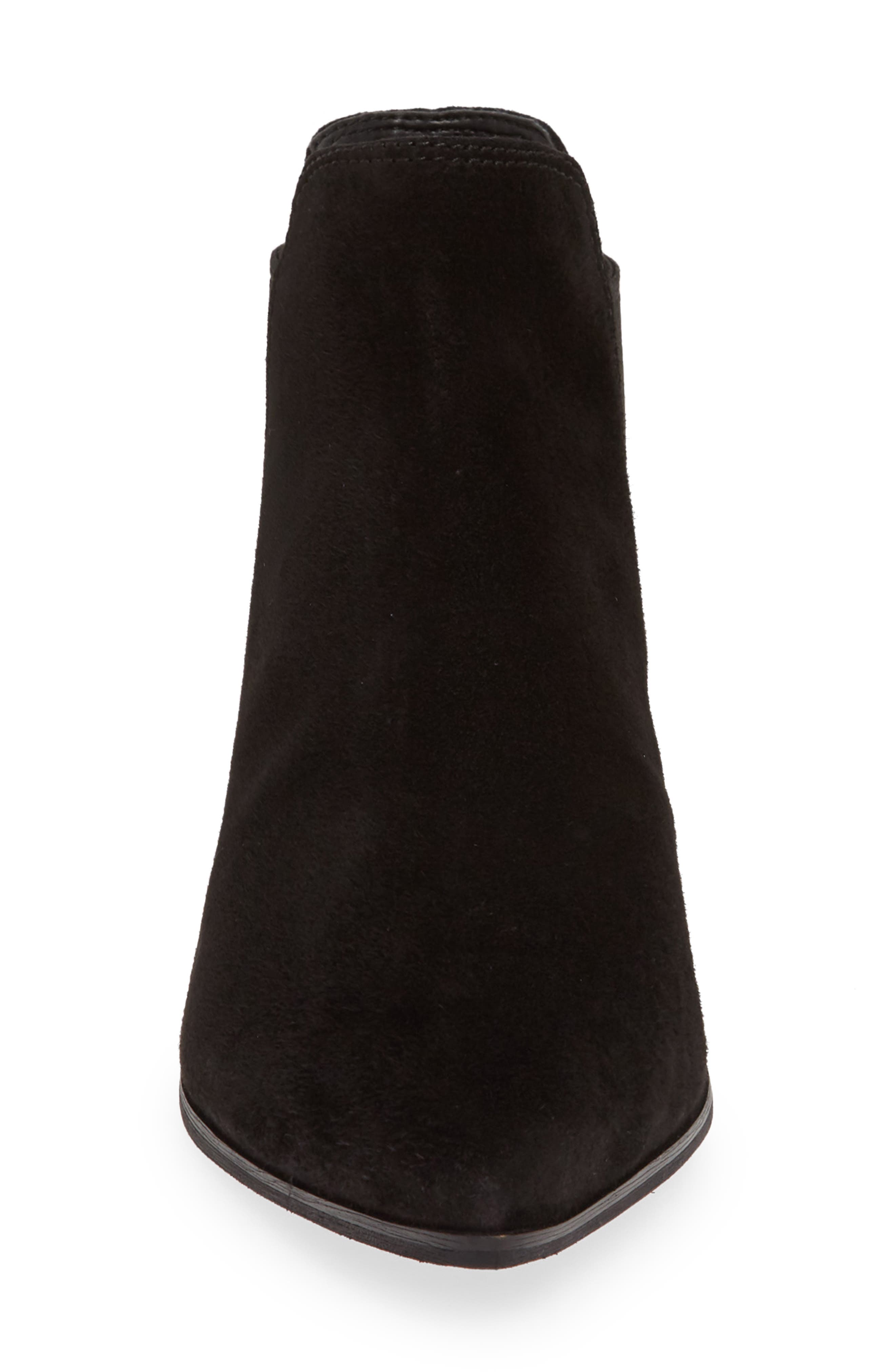 Hara Chelsea Bootie, Alternate, color, BLACK SUEDE