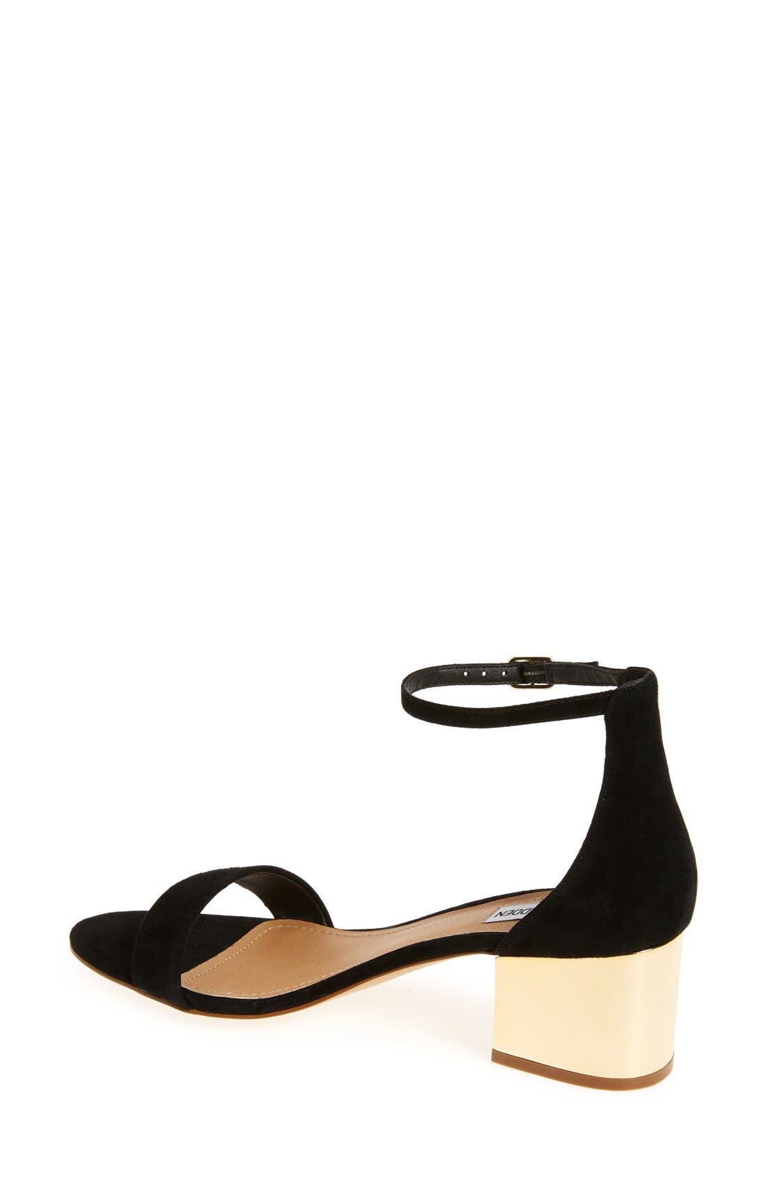 Steve Madden 'Irenee-G' Mirror Block Heel Sandal, Alternate, color, 