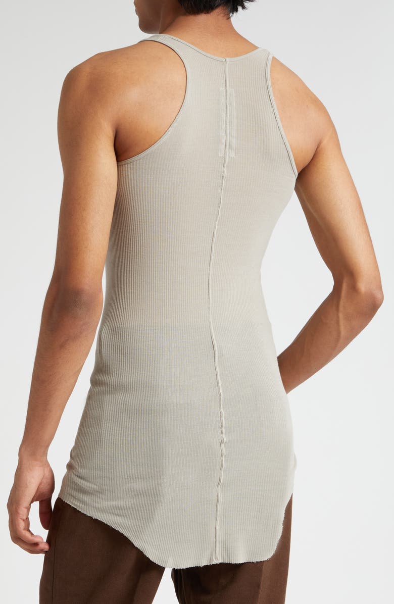 Rick Owens Rib Long Tank, Alternate, color, Pearl