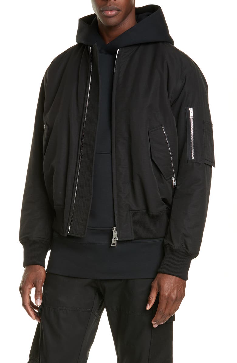 Bottega Veneta Bomber Flight Jacket, Main, color, 