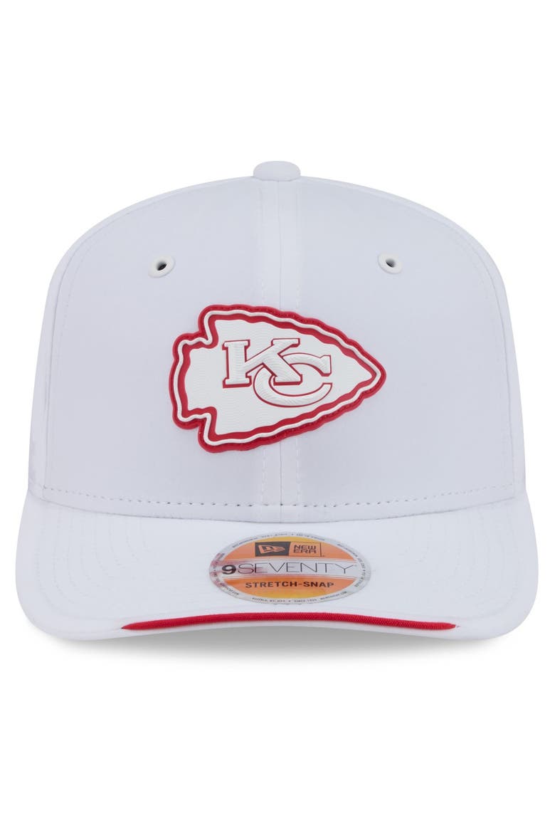Men's New Era White Kansas City Chiefs 2026 Sideline 9SEVENTY Adjustable Hat, Alternate, color, White