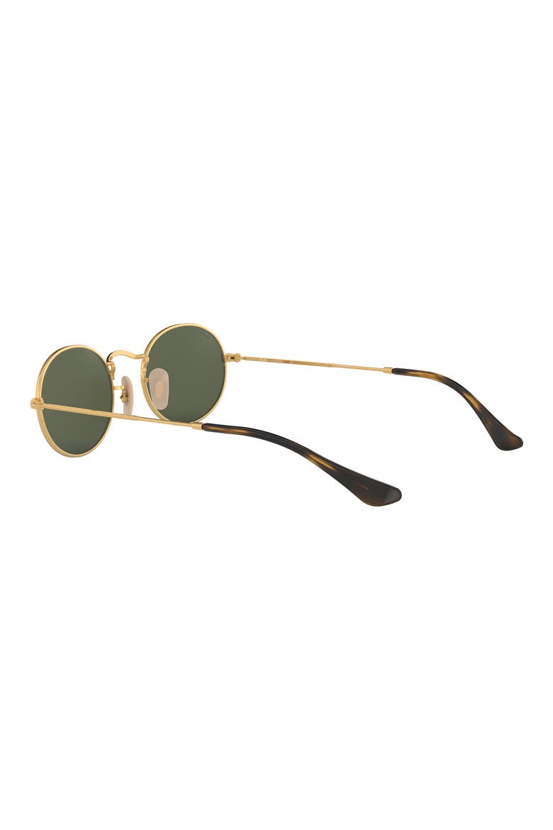 48mm Oval Sunglasses, Alternate, color, GOLD GREEN