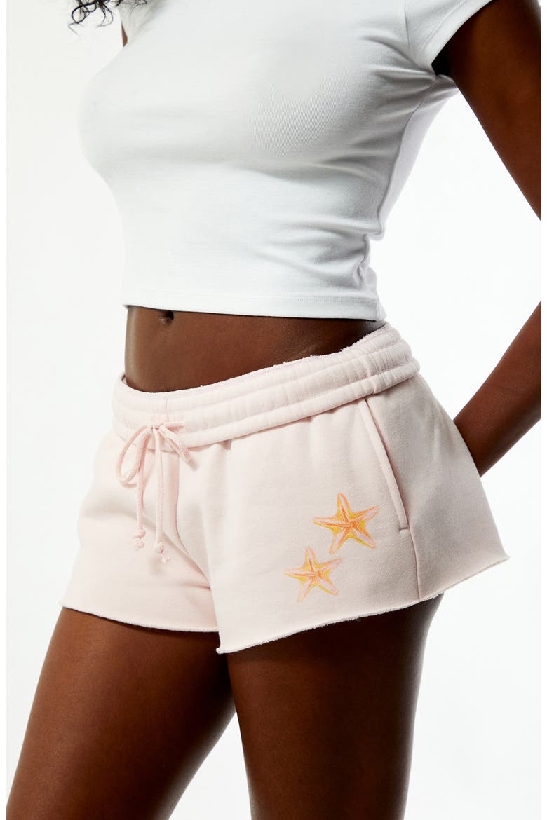 Honolulu Core Graphic Micro Shorts, Alternate, color, LIGHT PINK