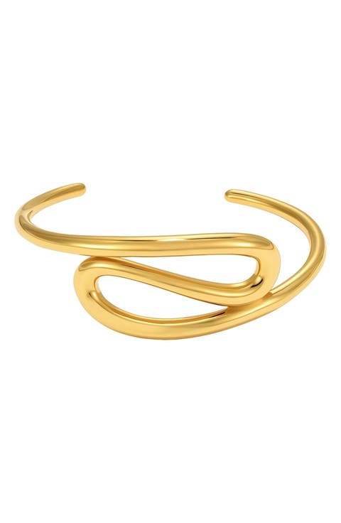Tarnish Resistant 18k Gold Plated Cuff