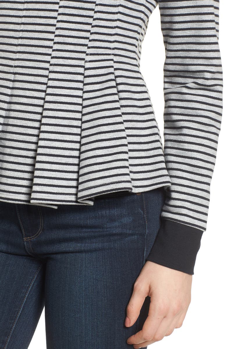 Chelsea28 Pleated Sweatshirt, Alternate, color, 