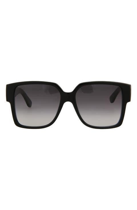 55mm Square Sunglasses
