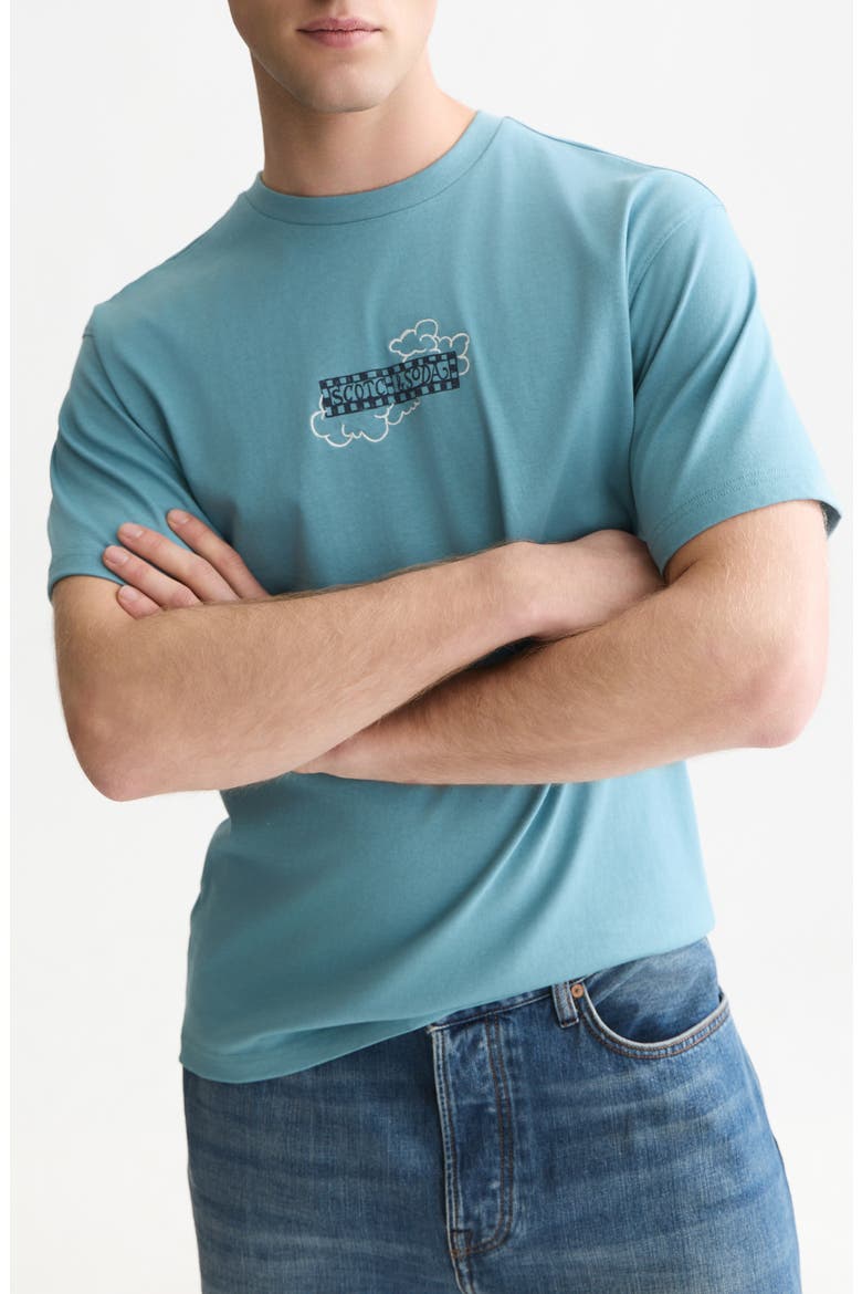 Relaxed Fit Graphic T-Shirt, Main, color, ADRIATIC BLUE