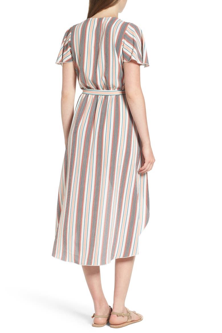Surplice Maxi Romper, Alternate, color, MULTI STRIPE