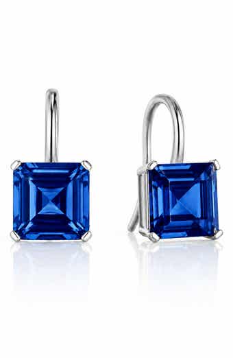 Topaz Pavé Drop Earrings