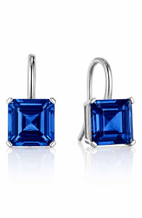 Topaz Pavé Drop Earrings