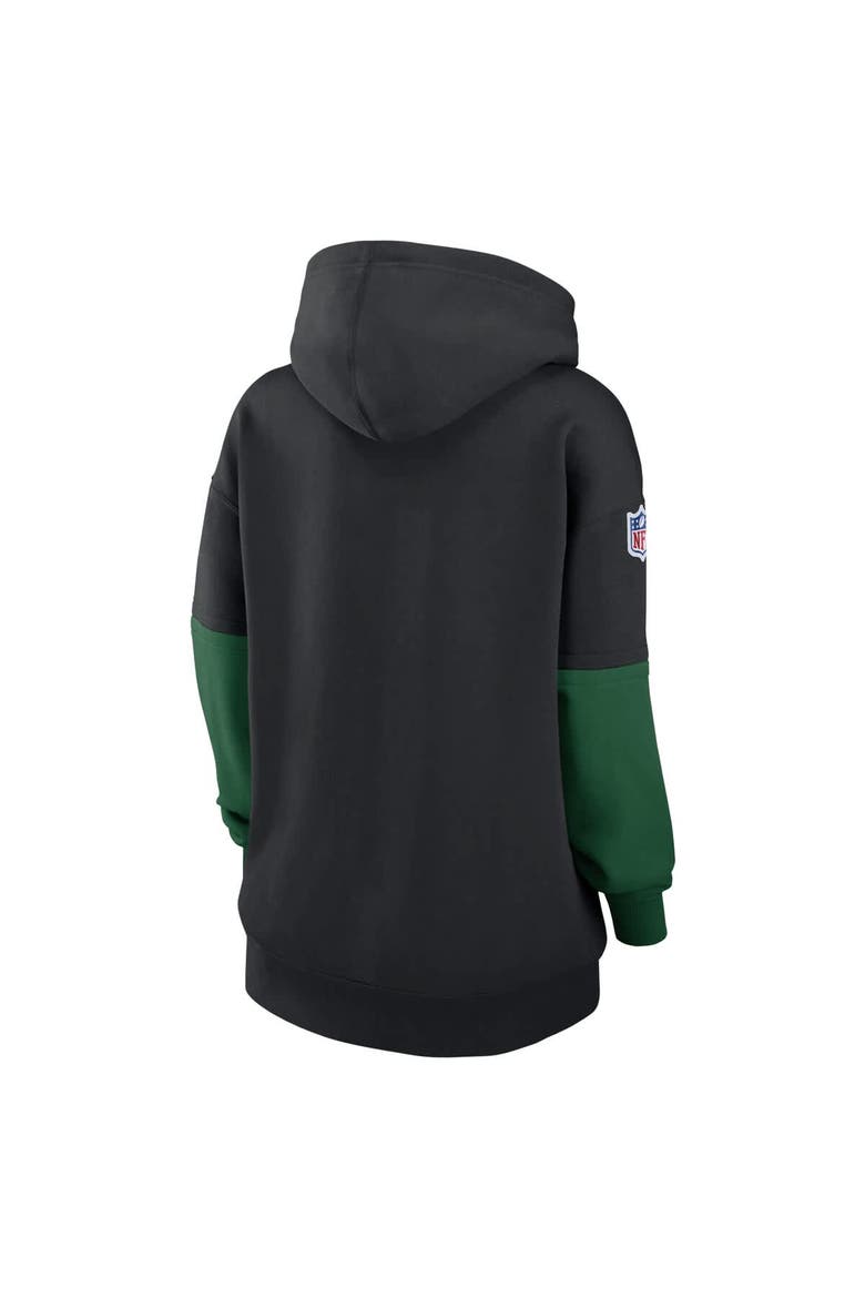 Women's Nike Black New York Jets Sideline Essential Hoodie, Alternate, color, Black