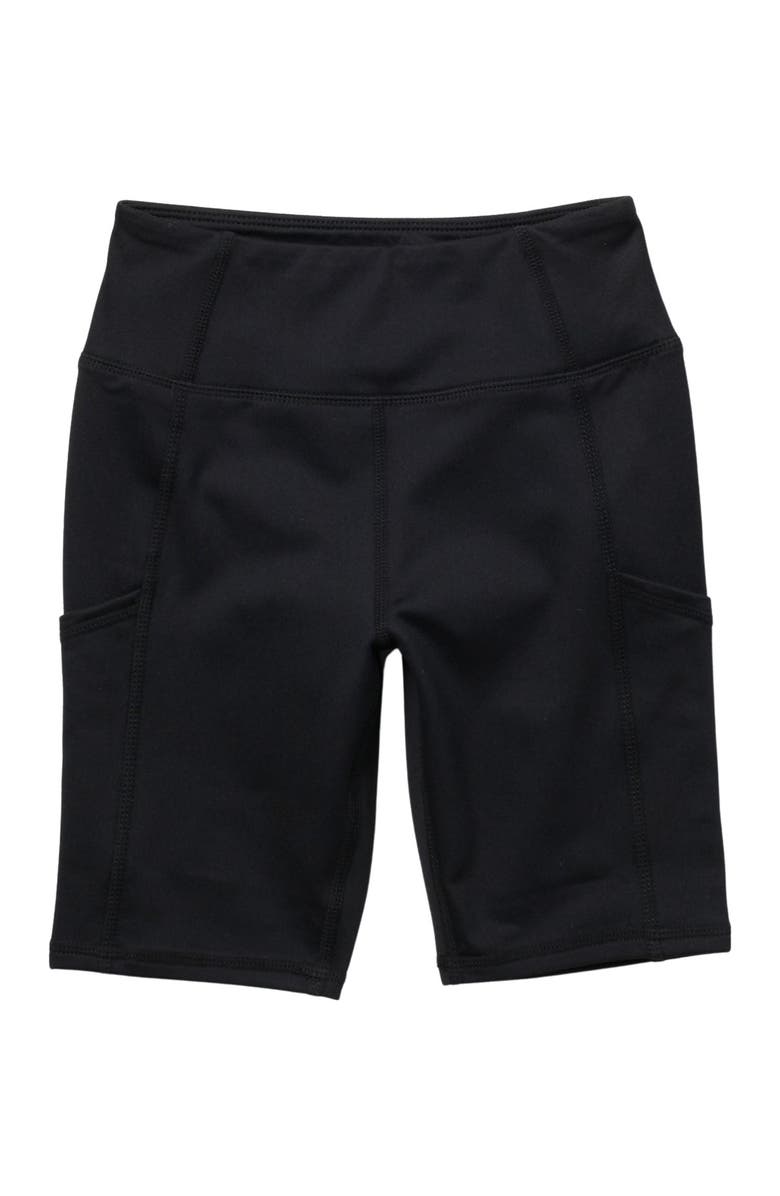 Z by Zella Girl Kids' High Waist Daily Pocket Bike Shorts, Main, color,