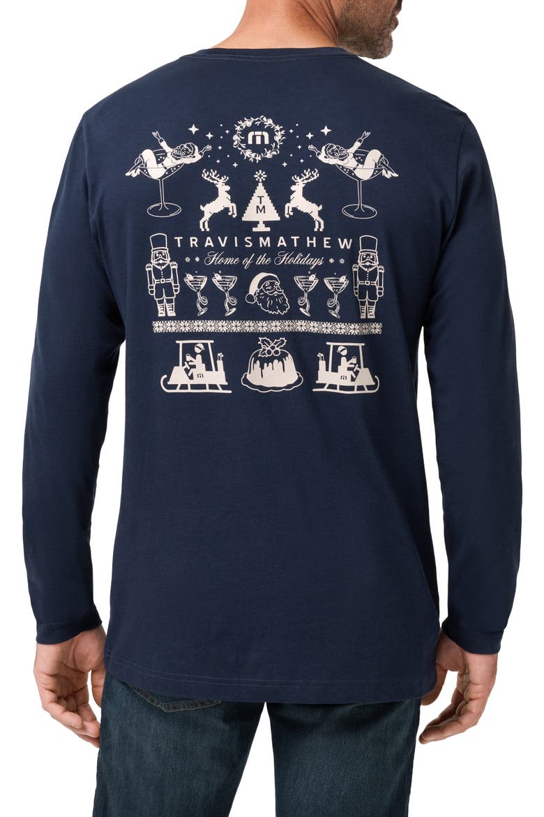 Winter Wonder Graphic Long Sleeve T-Shirt, Alternate, color, TOTAL ECLIPSE