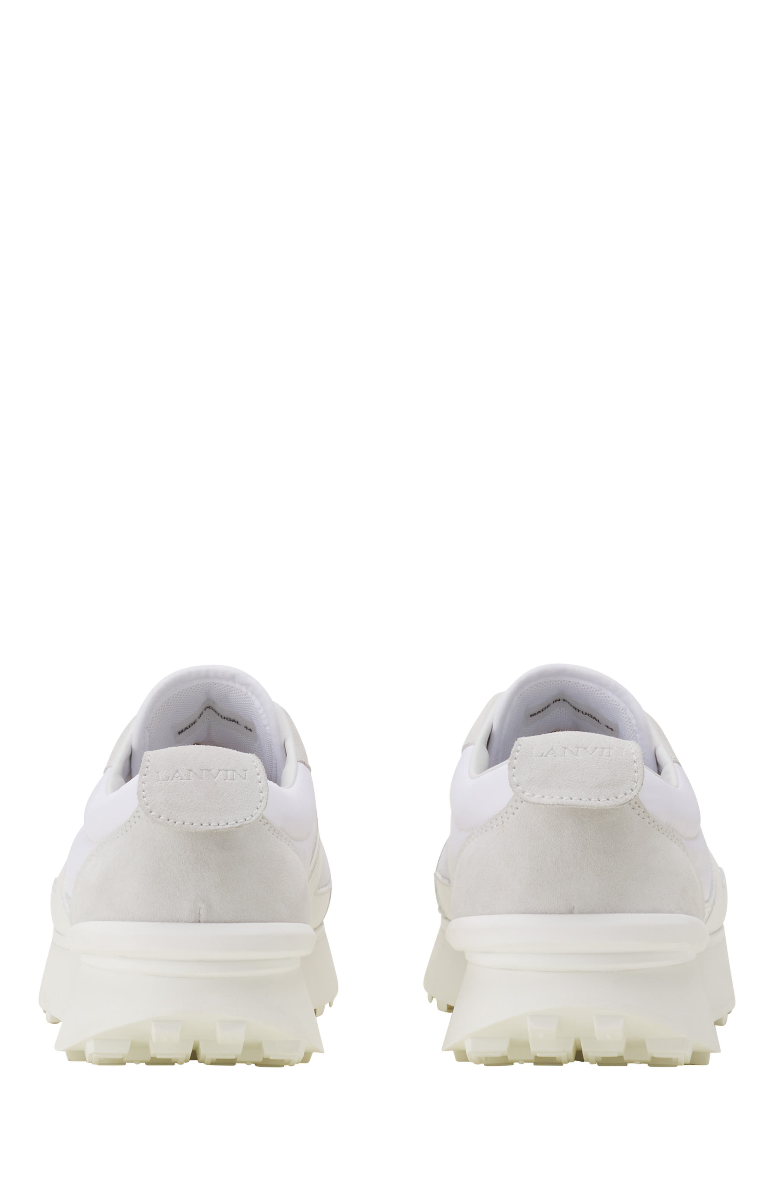 Lanvin Bumpr Sneakers In Nylon, Alternate, color, White