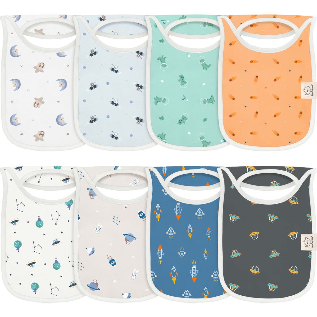 Keababies 8-pack Hallo Drool Bibs In Cosmo