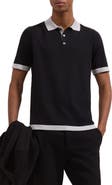 Bugatchi Cotton Blend Polo Sweater