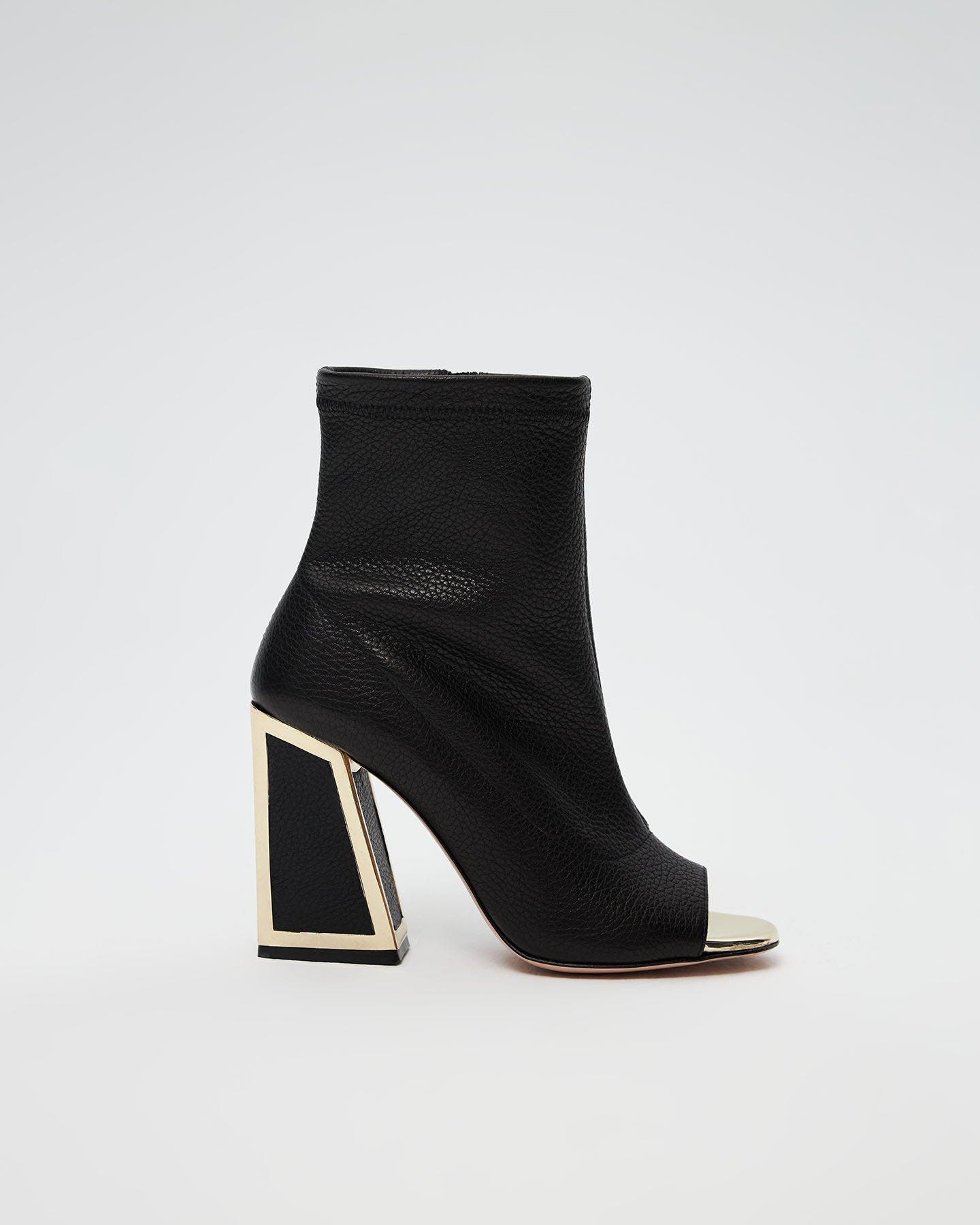 THEO The Label Artemis Open-Toe Bootie, Main, color, 
