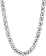 Brook and York Men's Cubic Zirconia Chain Link Necklace