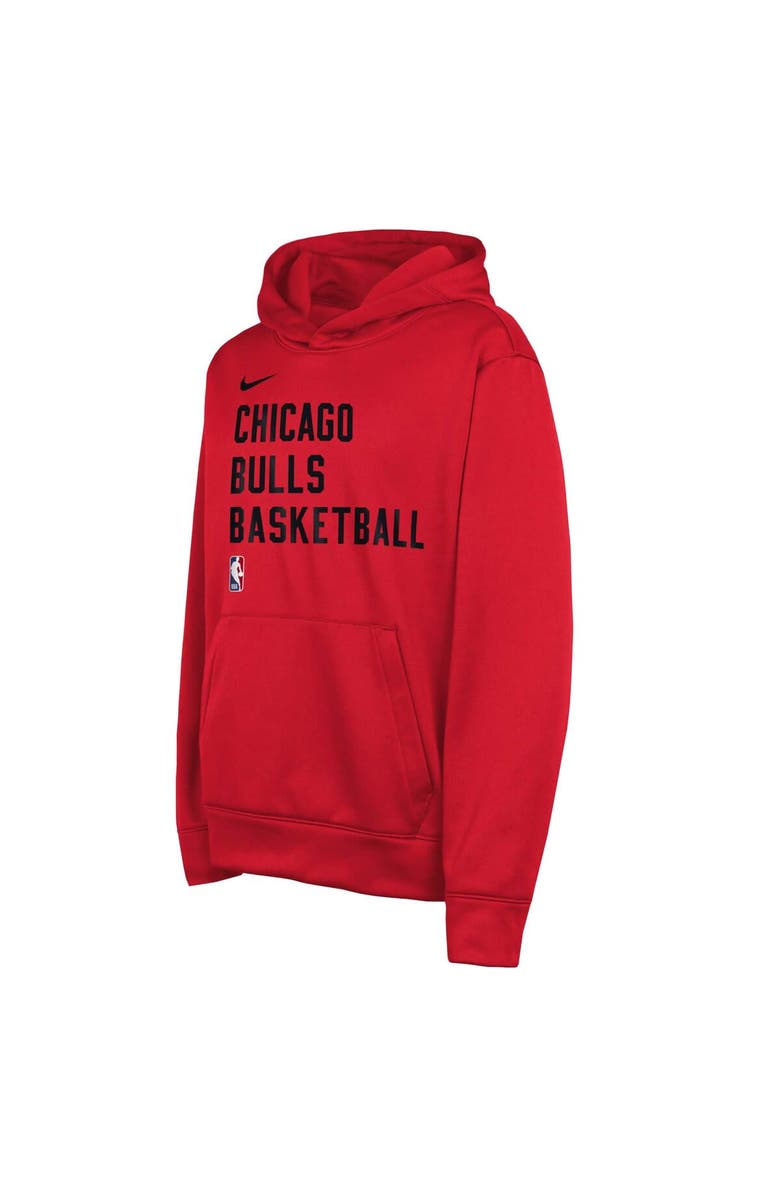 Nike Youth Nike Red Chicago Bulls Spotlight Performance Pullover Hoodie, Alternate, color, Red