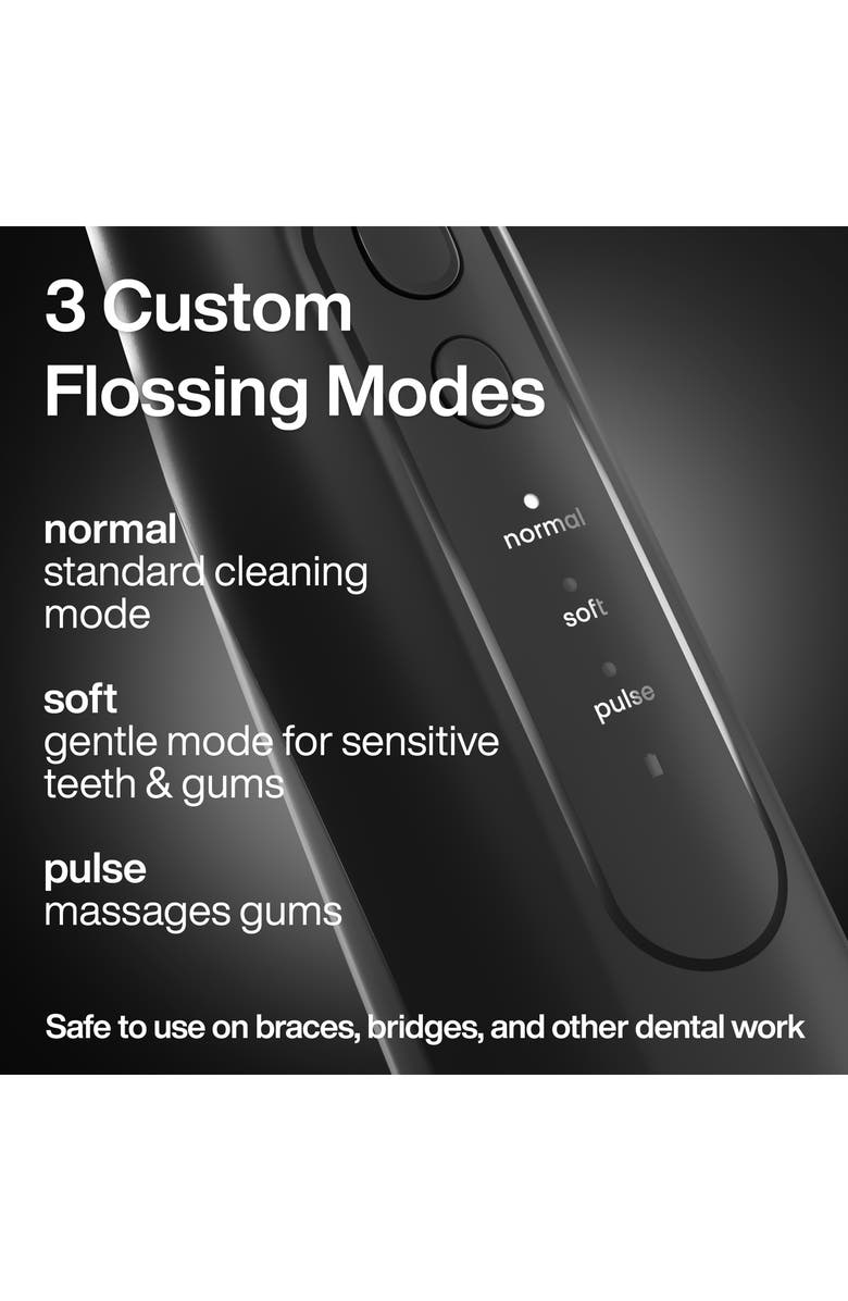 AQUASONIC Icon Onyx Flosser, Alternate, color, Onyx