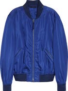 TOM FORD Technical Silk Poplin Bomber Jacket