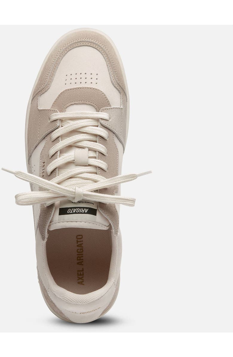 Axel Arigato Dice Lo Leather Suede Sneaker, Alternate, color, Off White/Taupe