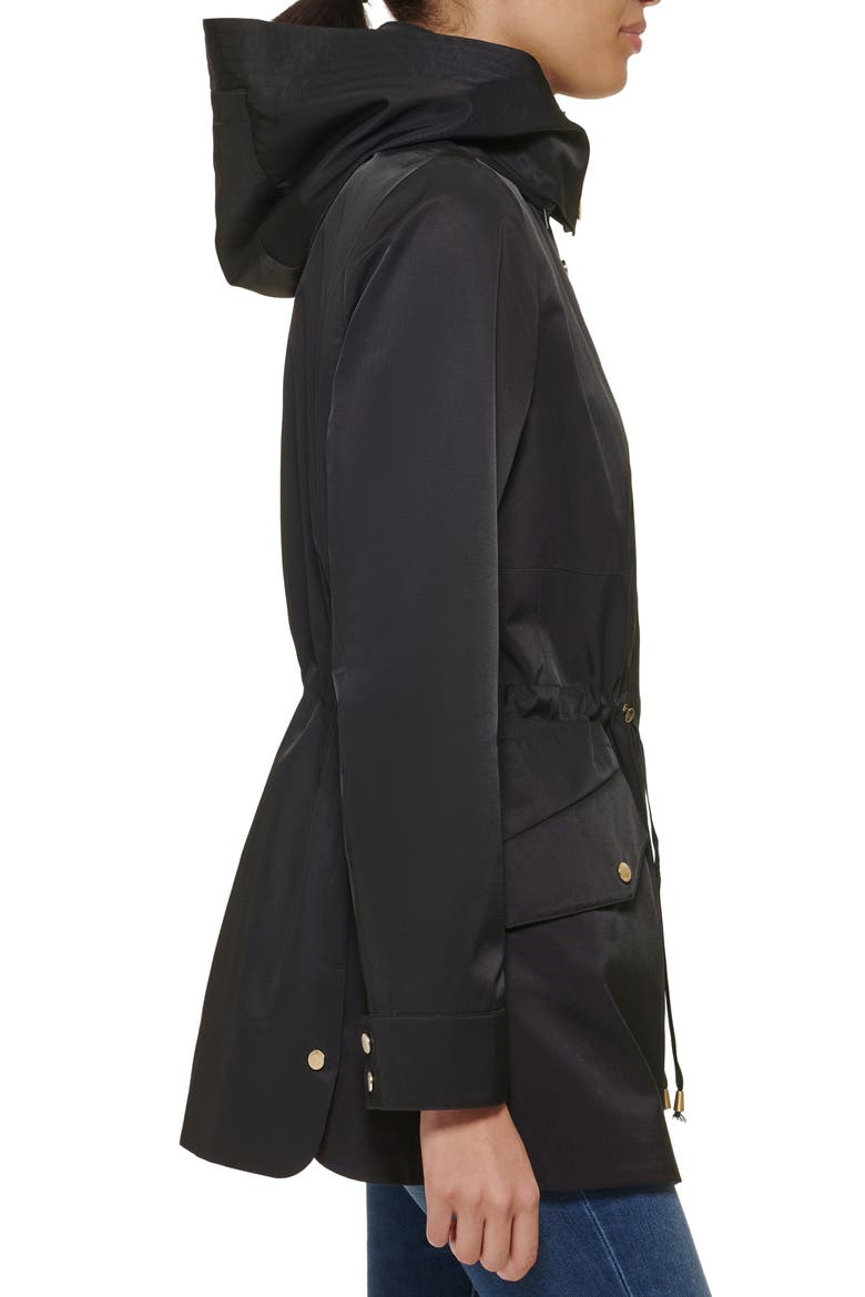 Short Rain Jacket, Alternate, color, BLACK