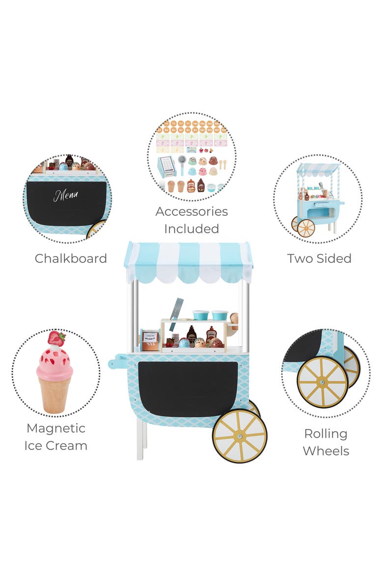 My Little Helper Ice Cream Cart Play Kit, Alternate, color, BLUE