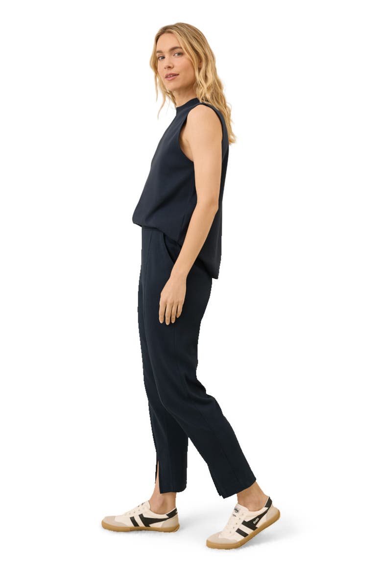 Organic Cotton Airplane Tapered Leg Pant, Alternate, color, Midnight Blue