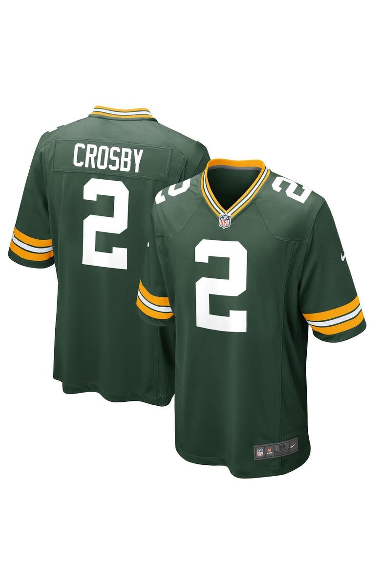 Nike Men's Nike Mason Crosby Green Green Bay Packers Game Jersey, Main, color, 