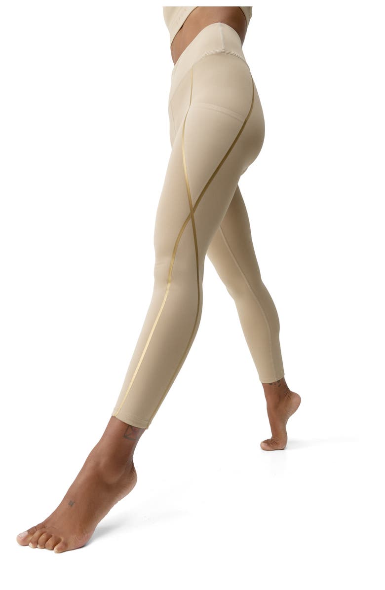 Born Living Yoga Gold 7/8 Performance High Rise Sport Legging, Alternate, color, Stick