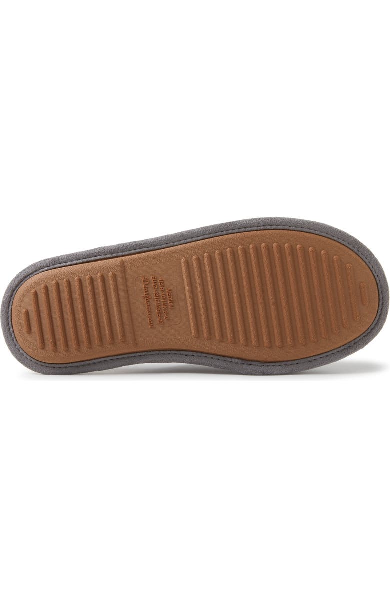 DEARFOAMS Carson Papa Bear Dad Scuff Slipper, Alternate, color, Light Heather Grey