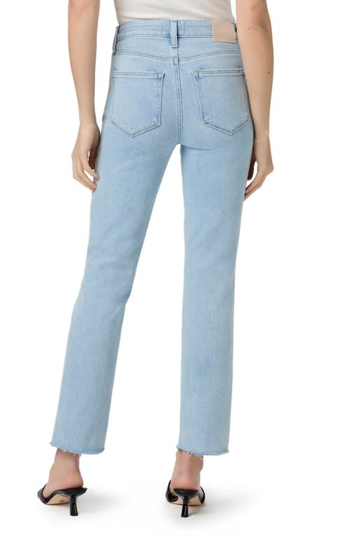PAIGE PAIGE CINDY RAW HEM ANKLE STRAIGHT LEG JEANS