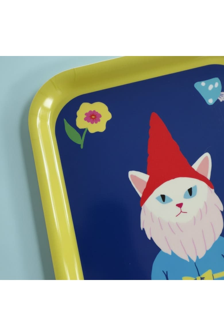 Cat Garden Gnome Tray, Alternate, color, Multicolor