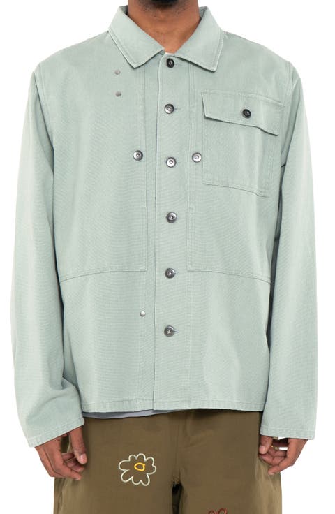 Pilot Flight Cotton Canvas Shirt Jacket